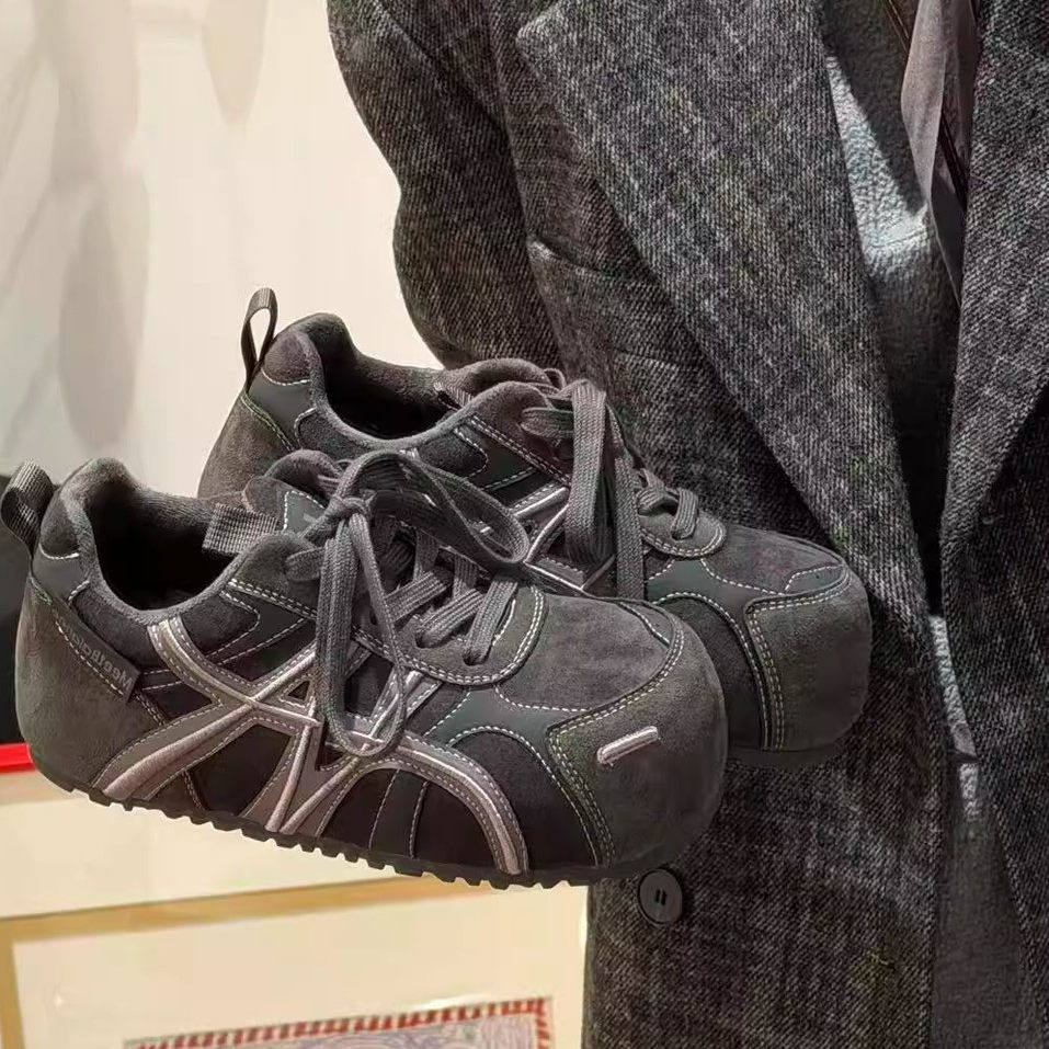 [明星同款]巨萌百搭迷你小泡芙2025秋冬新款小个子软底德训鞋休闲,女鞋,老爹鞋,淘宝优惠券,粉丝福利购,淘宝优惠卷