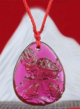 属鸡人2025年吉祥物金鳌红鲤吊坠