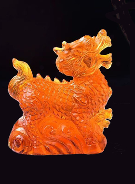 2026年属羊麟龟赐瑞宝懿琉璃摆件