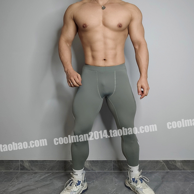 运动紧身裤男士健身压缩长裤速干