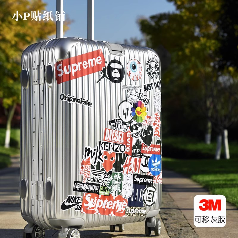 小P贴纸铺行李箱潮流装饰贴