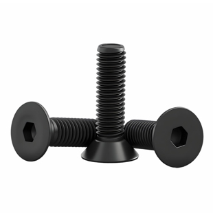 平杯螺丝 M3M4M5M6M8M10 12.9级沉头内六角螺丝钉 平头7991螺钉