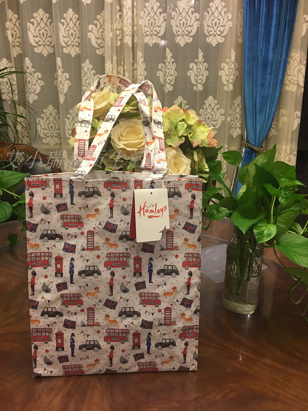 卡通防水杭州购物袋高端定制棉布