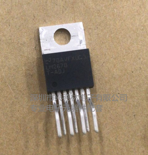 可调稳压器 LM2678T  LM2678T-ADJ TO-220-7 弯脚 原装正品LM2678