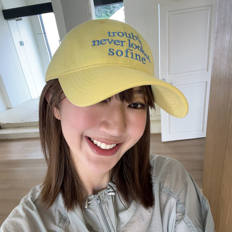 深帽型显脸小棒球帽女
