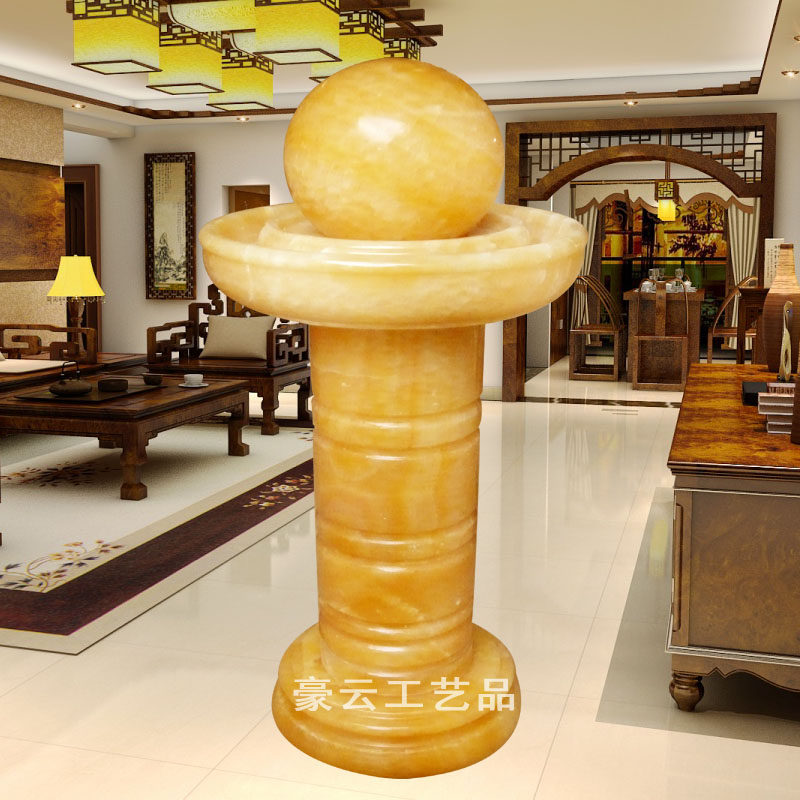 惊爆新品家居饰品时尚简约型旺财单层光盘水转球流水喷泉摆件