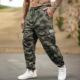 跨境尺码 潮春秋帅气休闲裤 2026新款 美式 裤 男士 休闲迷彩工装 子