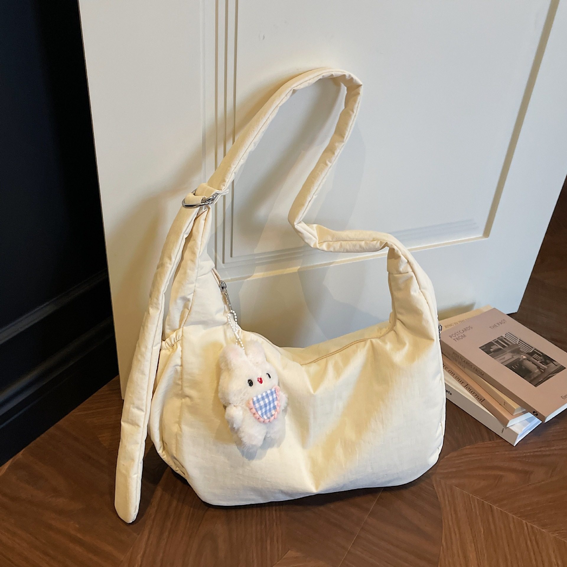 复古时尚潮流尼龙大容量小方包韩版高级感小众洋气清新可爱斜挎包,箱包皮具/热销女包/男包,小方包,淘宝优惠券,粉丝福利购,淘宝优惠卷