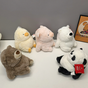 吾卢拉胖墩墩可爱玩偶熊公仔大象恐龙毛绒玩具儿童生日礼物熊猫女