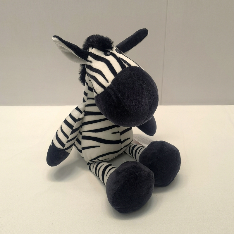 JSQ斑马毛绒玩具安抚玩偶礼物