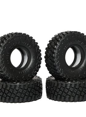 DJ攀爬车RC 1寸高粘胎皮 轮胎 四支雨林胎 DJ-1124 55*22MM SCX24