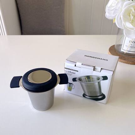 出口304不锈钢茶叶过滤器 茶滤网格杯 泡茶球茶滤泡茶器