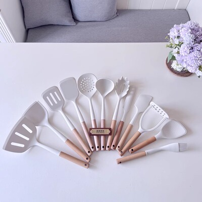 出口硅胶锅铲家用炒菜铲厨具套装