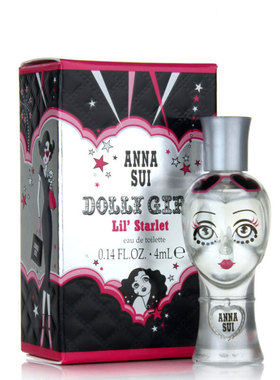 安娜苏洋娃娃女士淡香水Q版小样无喷头4ML爱恋巴黎粉红假日巨星