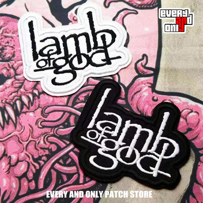 LAMB OF GOD上帝羔羊重金属乐队周边Patch布标布贴可定制2件包邮