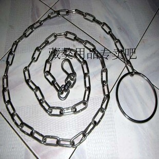不锈钢狗链牵引绳（藏獒等大中型犬专用）正品不锈钢狗链