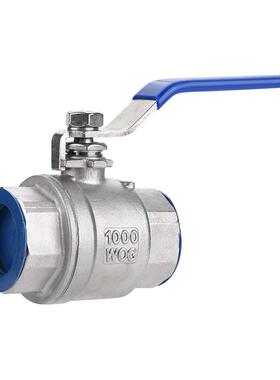 两片式内螺纹球阀304316L不锈钢全通径2PC BALL VALVE 1000 WOG