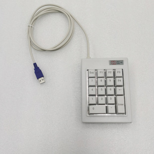 浩宇特DX-18A 数字机械小键盘 USB/PS2 RJ45接口有线工业电脑键盘