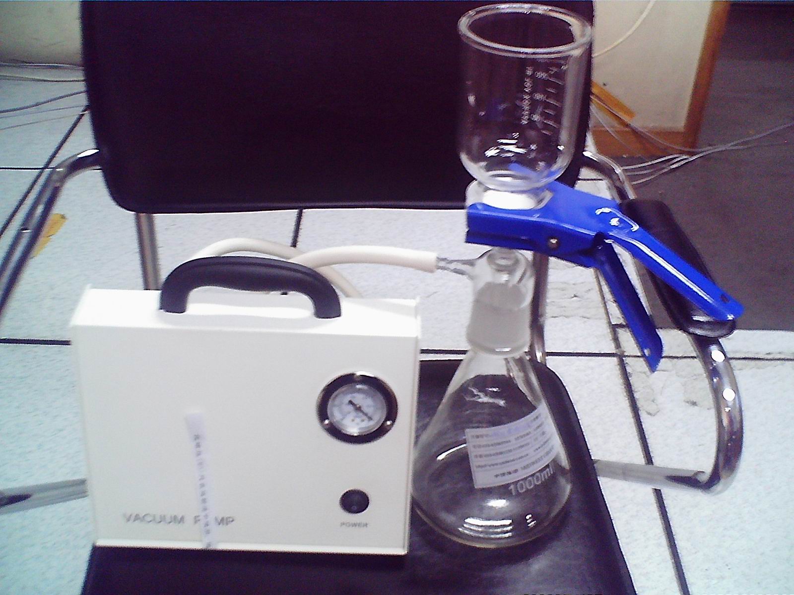 1000ml玻璃杯式溶剂过滤器全玻璃微孔滤膜过滤器过滤砂芯过滤装置