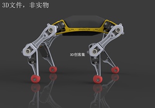 vr素材 3D数据 3D素材 Petoi Bittle机器狗 3D打印图纸 3D图