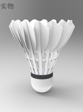 stl文件3D打印数据，非实物(羽毛球)