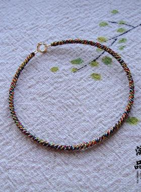 原创精工美学无痕手打九乘金刚结