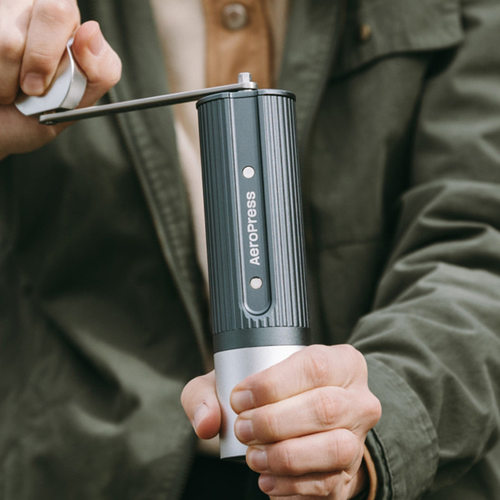 爱乐压Aeropress随行E60手摇磨豆机 户外便携手冲咖啡豆研磨机器