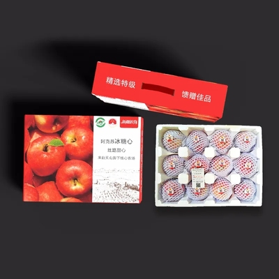 阿克苏新疆90mm-100mm苹果冰糖心