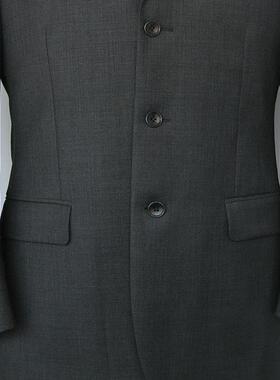 清仓买一送一男装报喜鸟灰色男士西服14272羊毛单西西装商务上衣