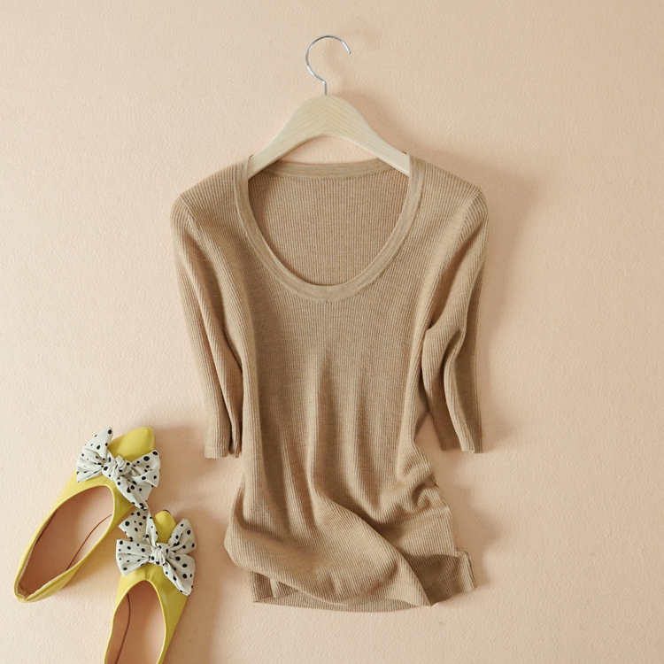 春季新款减龄洋气ol羊毛针织衫