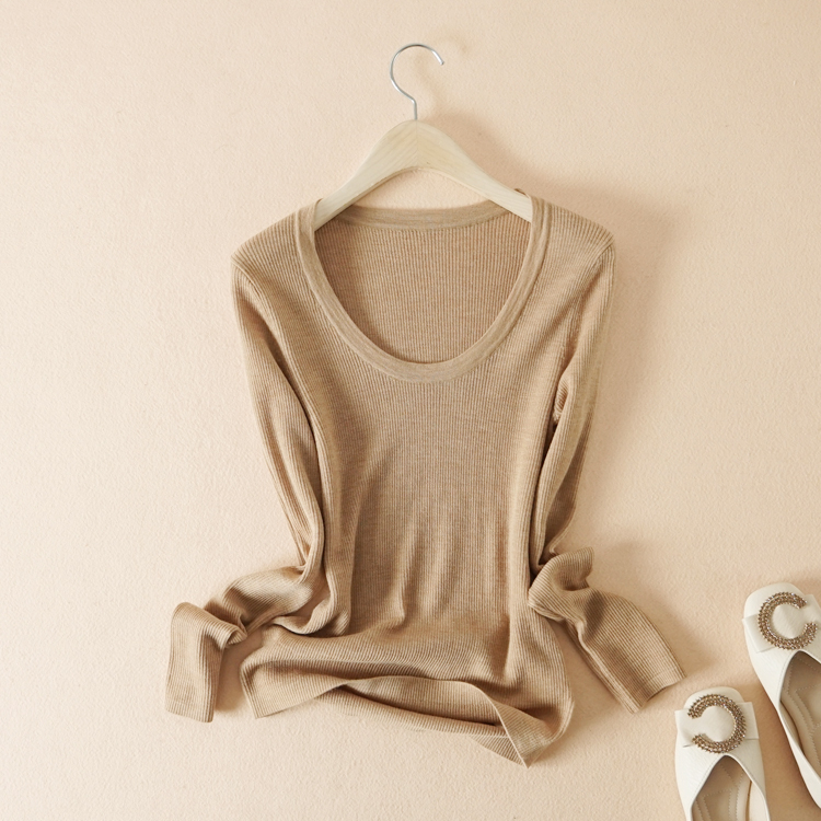 春季新款减龄洋气通勤羊毛针织衫