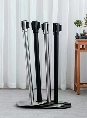 不锈钢栏杆座/白钢2米隔离带/可折叠一米线厂家U 型 belt barries