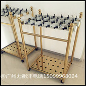 钛金雨伞桶 大堂湿雨伞架子18锁孔 酒店雨伞架 宾馆雨伞放置架不