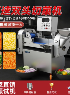 骐骥商用食堂多功能双头切菜机