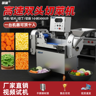 骐骥商用食堂多功能双头切菜机