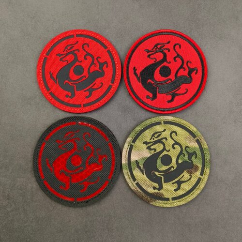 中国龙汉龙旗战术士气魔术贴章