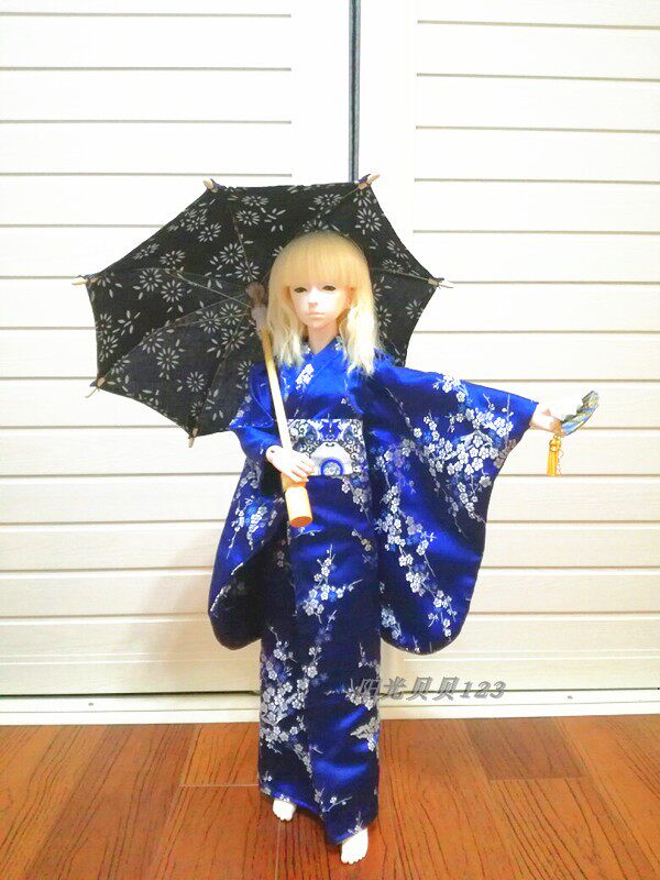 乌镇旅游 手工蓝印花布复古工艺伞 不防水 布艺小伞 室内活动装饰