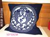 Batik Pillows Sofa cushion Excluding Ethnic style Lumbar pillow Seat cushion Cotton Botany Indigo Shell zipper