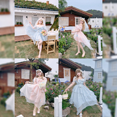 硬糖大码 chao重工公主拖尾纱裙 原创