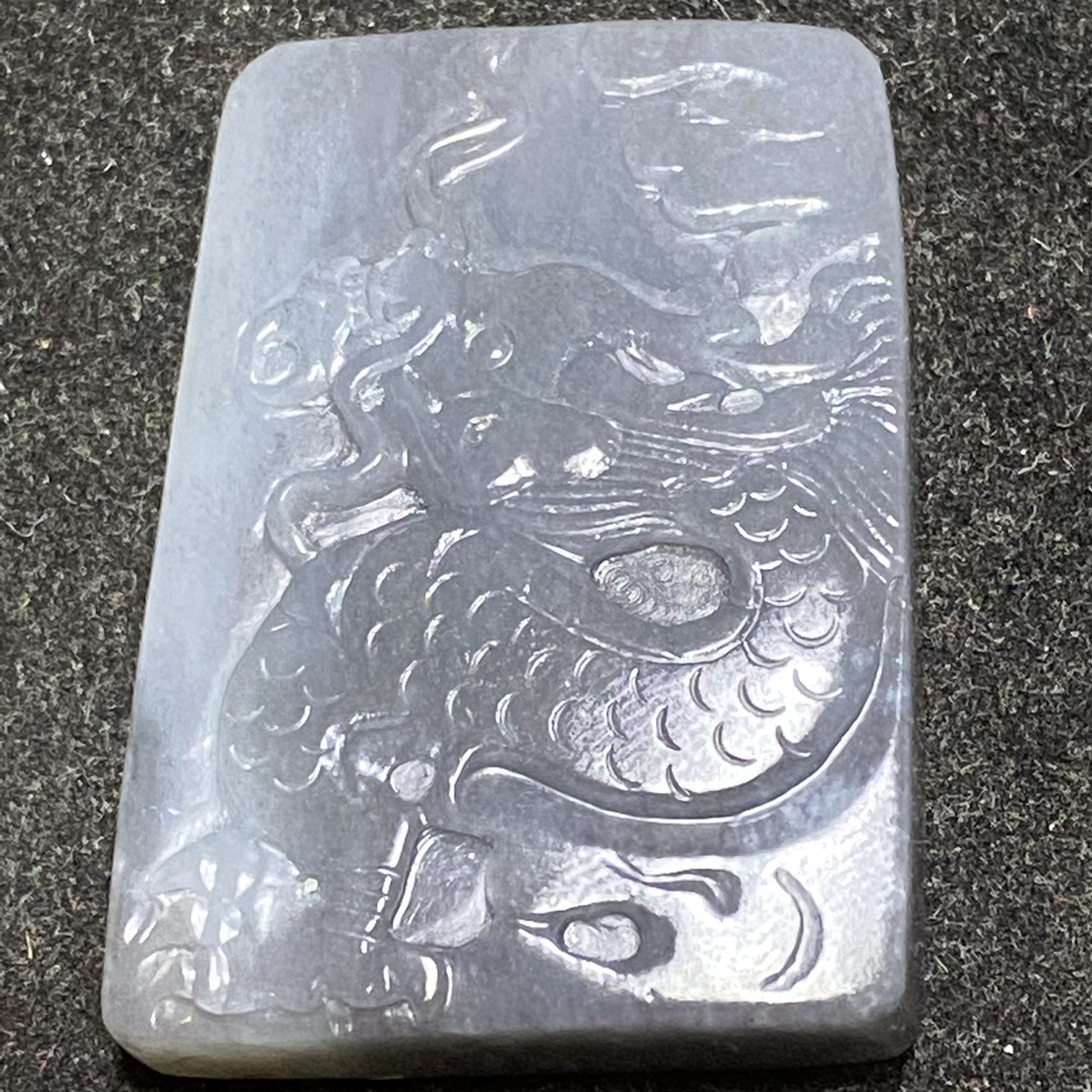 和田玉籽料墨玉属相龙挂件60克玉石玉和田玉籽籽玉玉伴杨生青玉玉