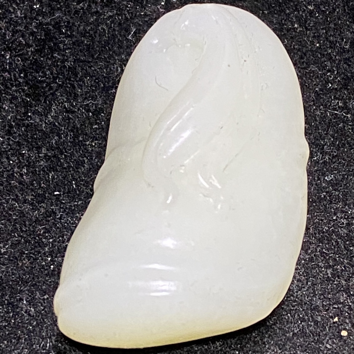 和田玉籽料钱布袋挂件31克白玉玉石玉和田籽玉玉籽玉伴杨生青玉玉