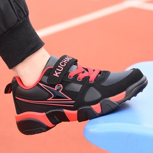 童鞋男童鞋2024春秋冬季新款大棉二防水皮面儿童运动鞋子雪单鞋四