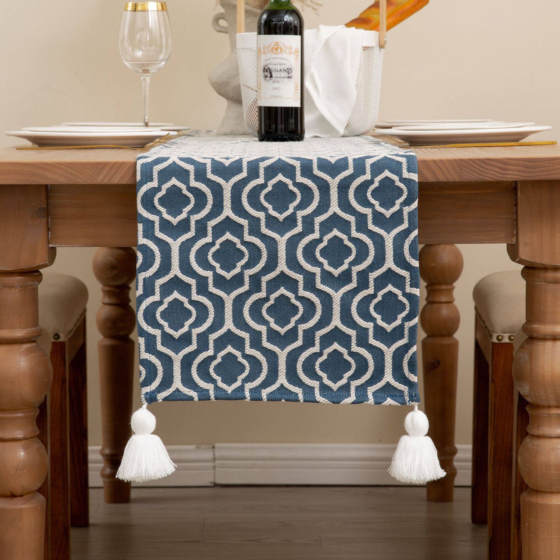 新款棉麻桌旗餐桌桌布茶几旗摩洛哥风几何电视柜长鞋柜床旗床尾,居家布艺,桌旗,淘宝优惠券,粉丝福利购,淘宝优惠卷