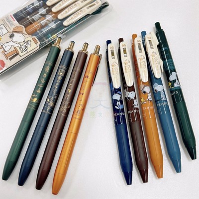 snoopy史努比复古sarasa中性笔