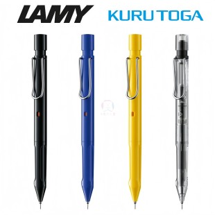 预d凌美LAMY搭载三菱kurutoga自动出铅狩猎者safari自动铅笔0.5mm