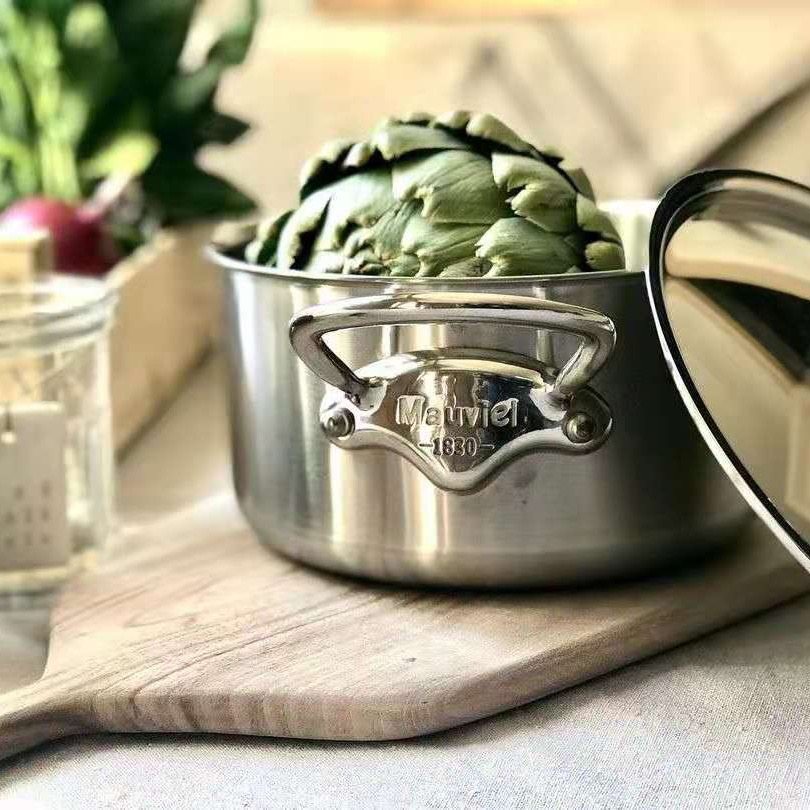 法国不锈钢煤气灶双耳汤锅