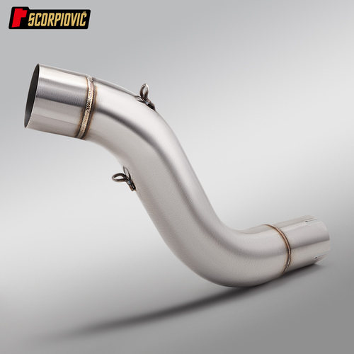 适用春风700MT中段排气管尾段消声器套装 摩托机车改装 无损安装