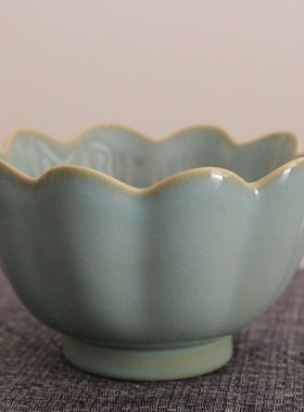 大师作品汝州莲花碗