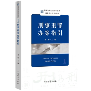 现货正版2022新刑事重罪办案指引 黄琳 刑事犯罪办案指引丛书籍全国检察机关十大业务系列教材办案操作指南办理刑事案件实务参考