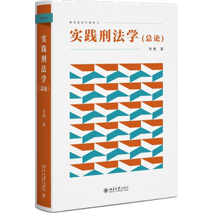 正版2026新书 实践刑法学 总论 李勇 著 北京大学出版社9787301366929
